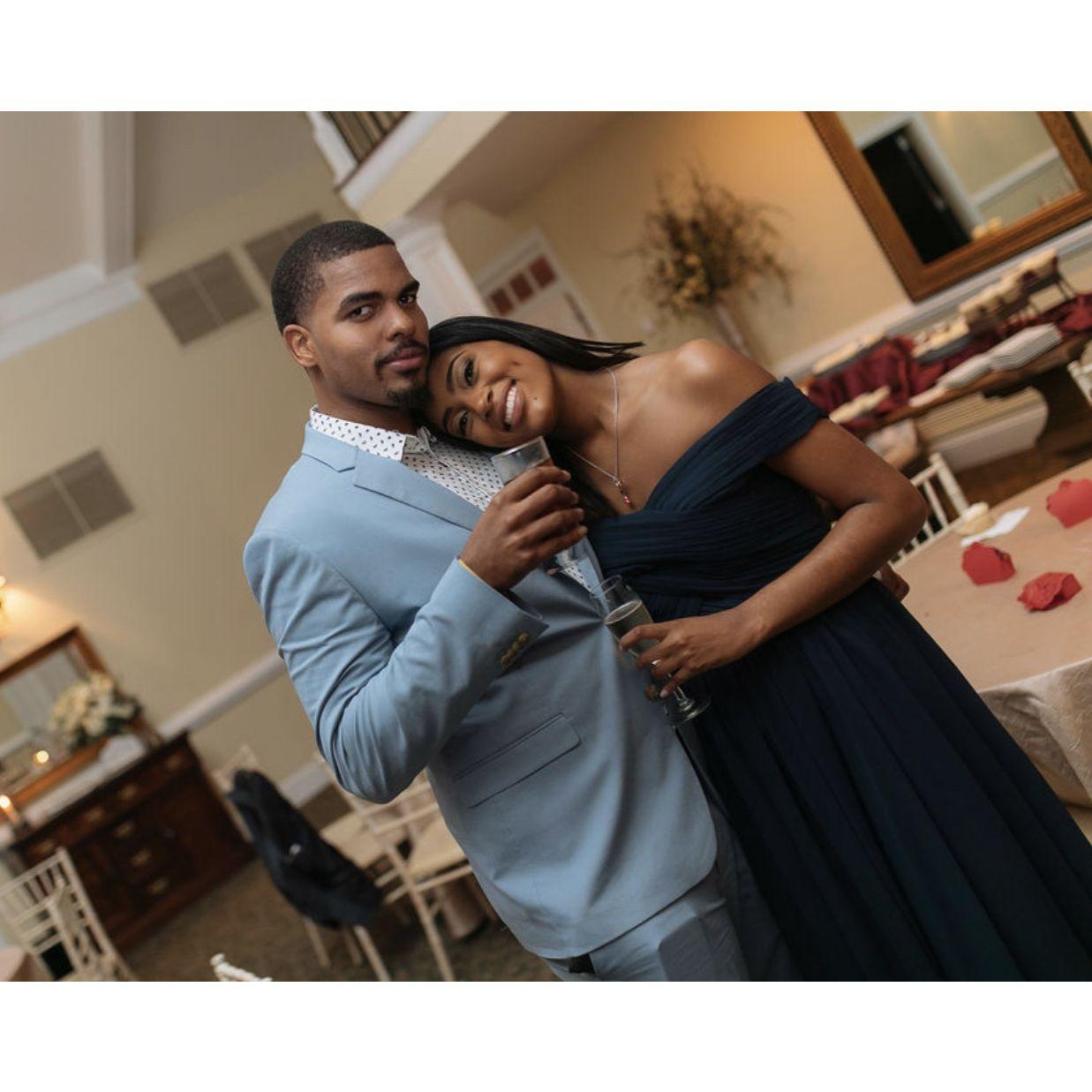 J+D at Yazmean's (bride's sister) wedding