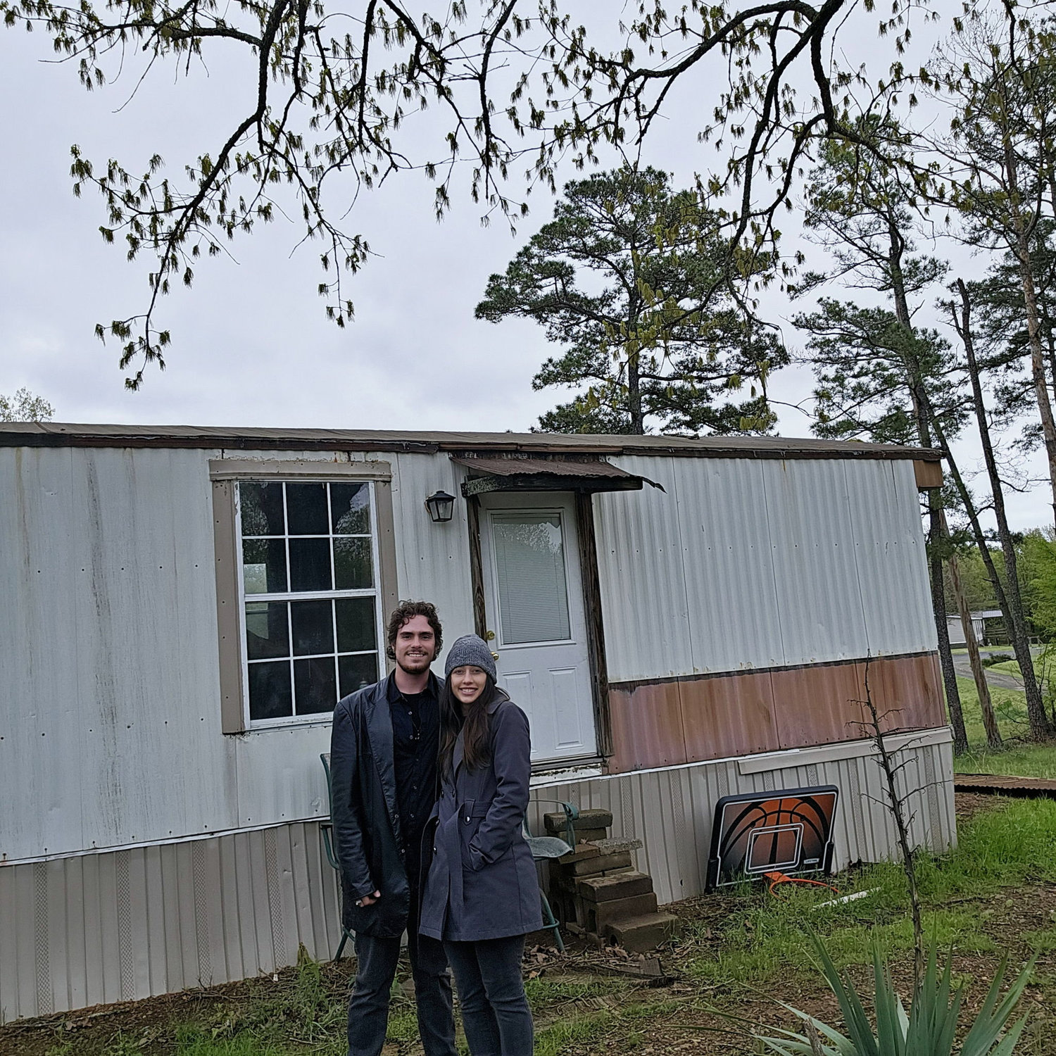 The day we started working on the trailer renovation