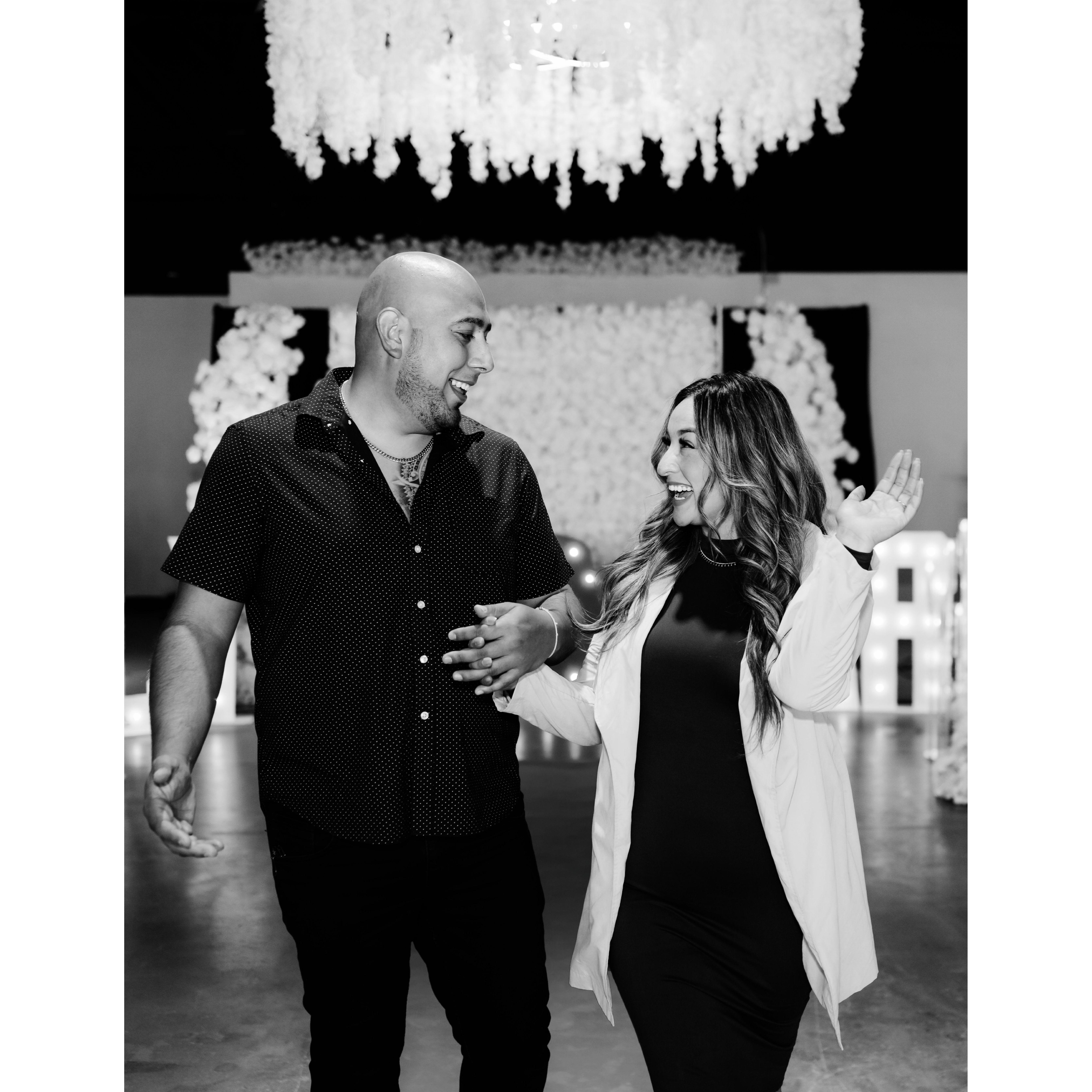 Can you tell we were both excited?!