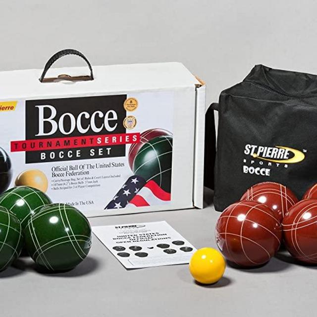 St. Pierre Tournament Bocce Set with Nylon Bag