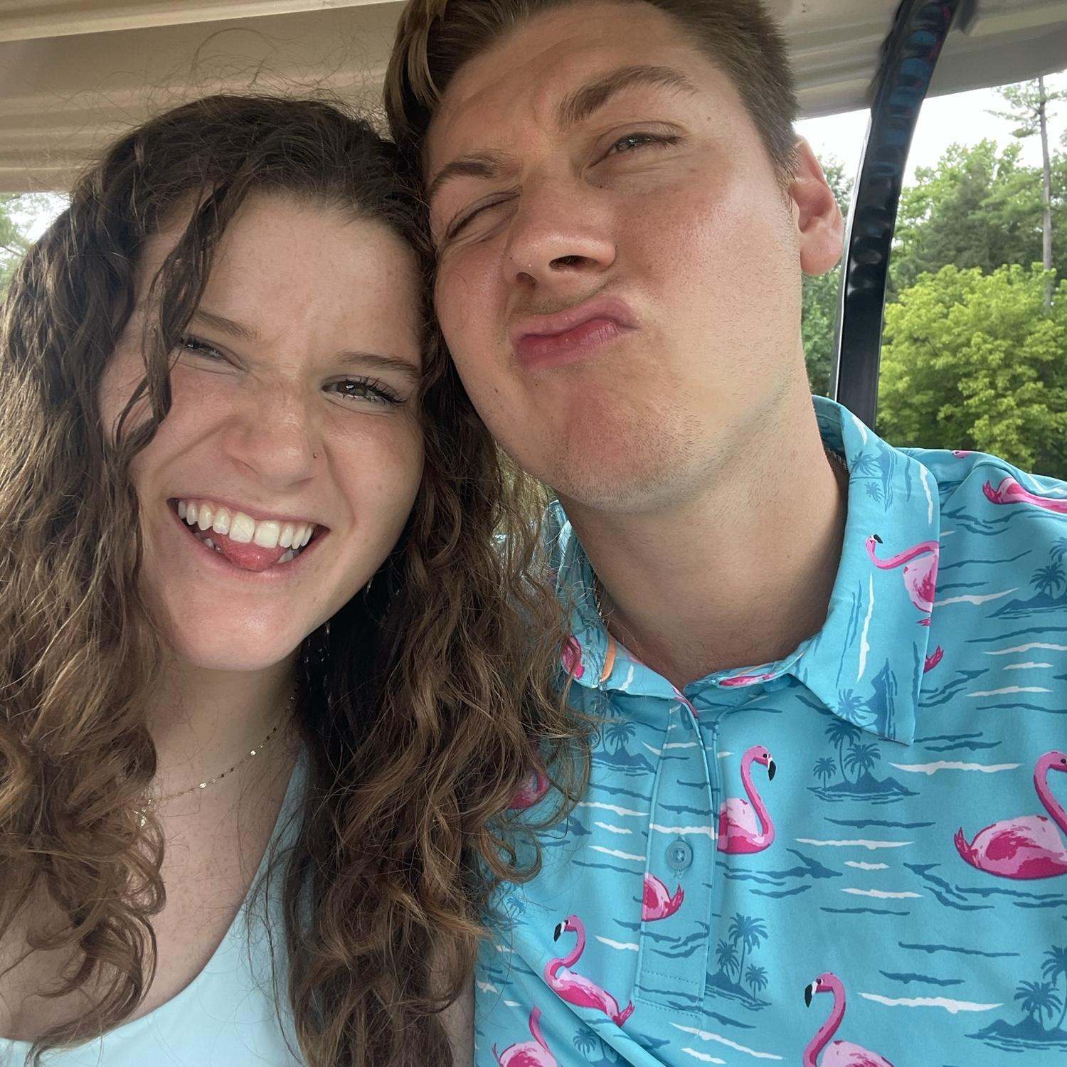 Golfing