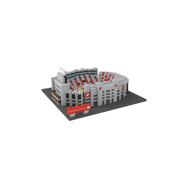 FOCO NCAA Unisex-Adult NCAA College Team Construction Blocks 3D Mini BRXLZ Stadium