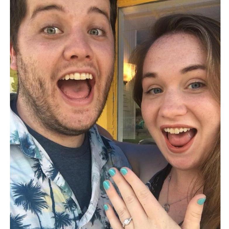 He asked, she said "yes!"