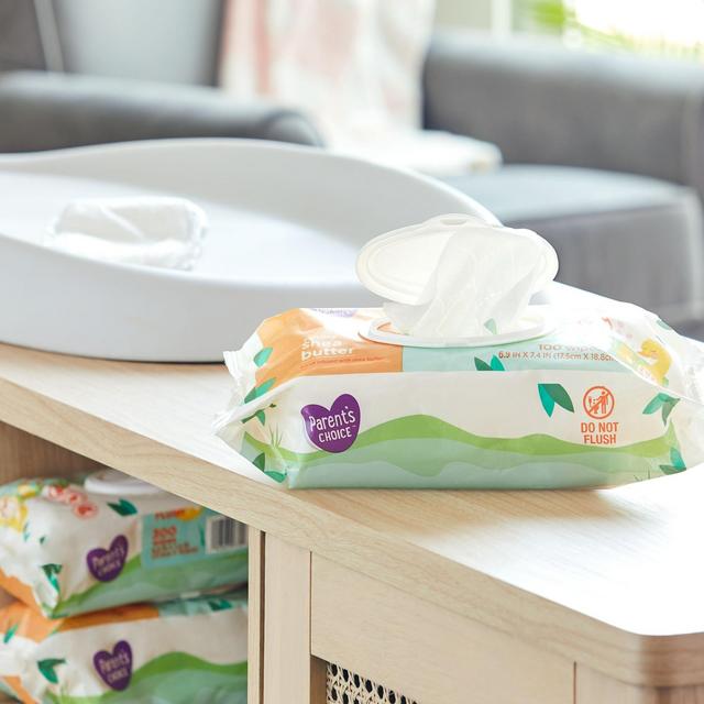 Parent's Choice Soothing Shea Butter Baby Wipes, 300 Count