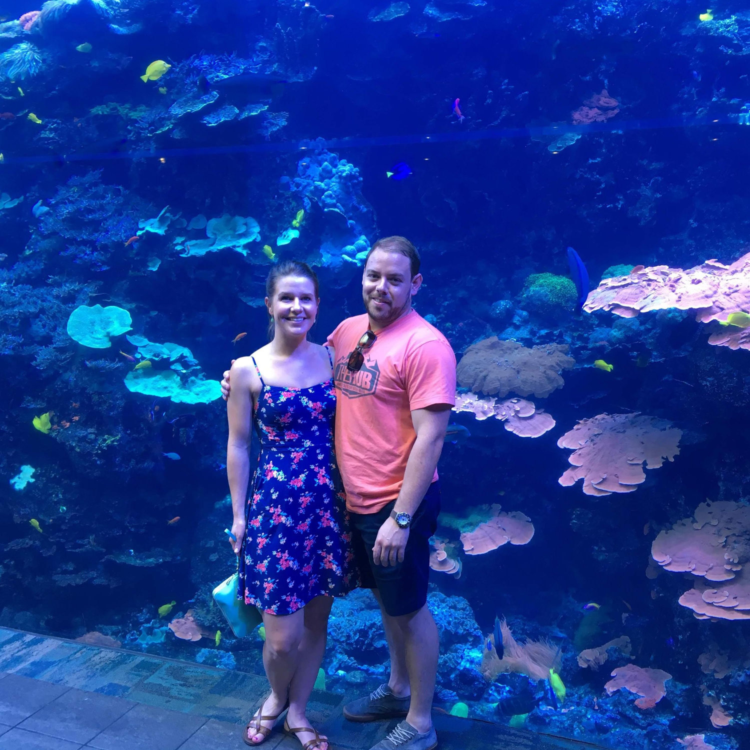 Our first photo together!