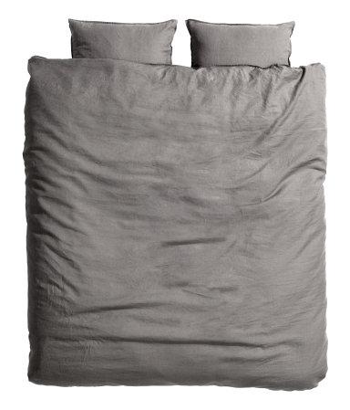 Washed Linen Duvet Cover Set