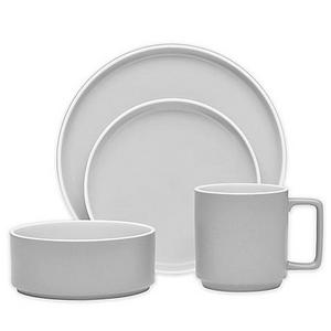 Noritake® ColorTrio Stax 16-Piece Dinnerware Set in Slate