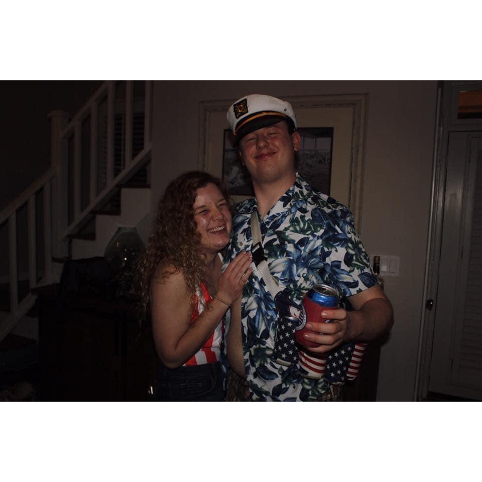 We did lots of partying and travelling, like our spring break trip to South Carolina.