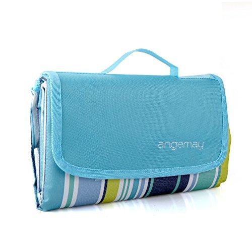 Angemay Outdoor & Picnic Blanket Extra Large Sand Proof and Waterproof Portable Beach Mat for Camping Hiking Festivals