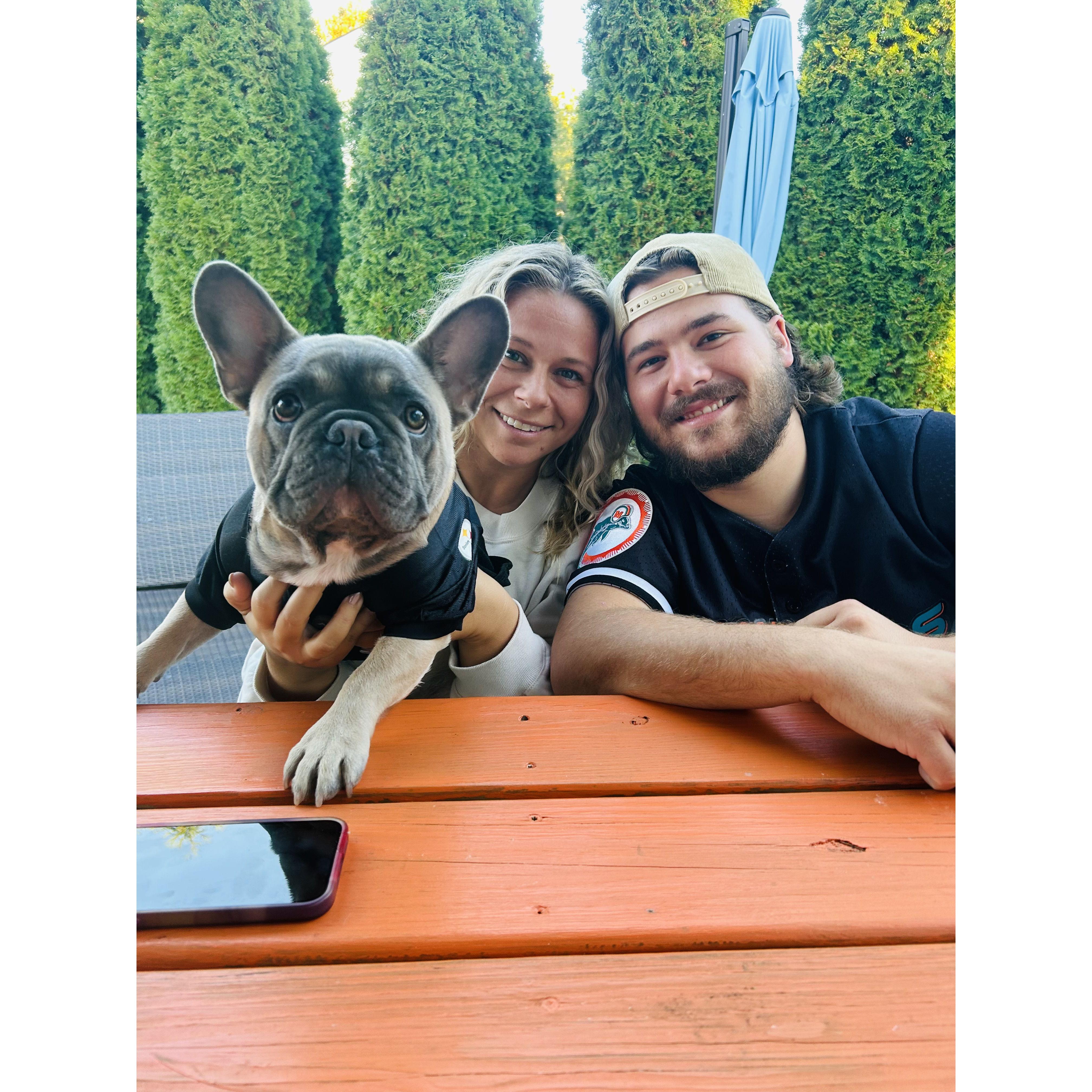 Our nephew Enzo