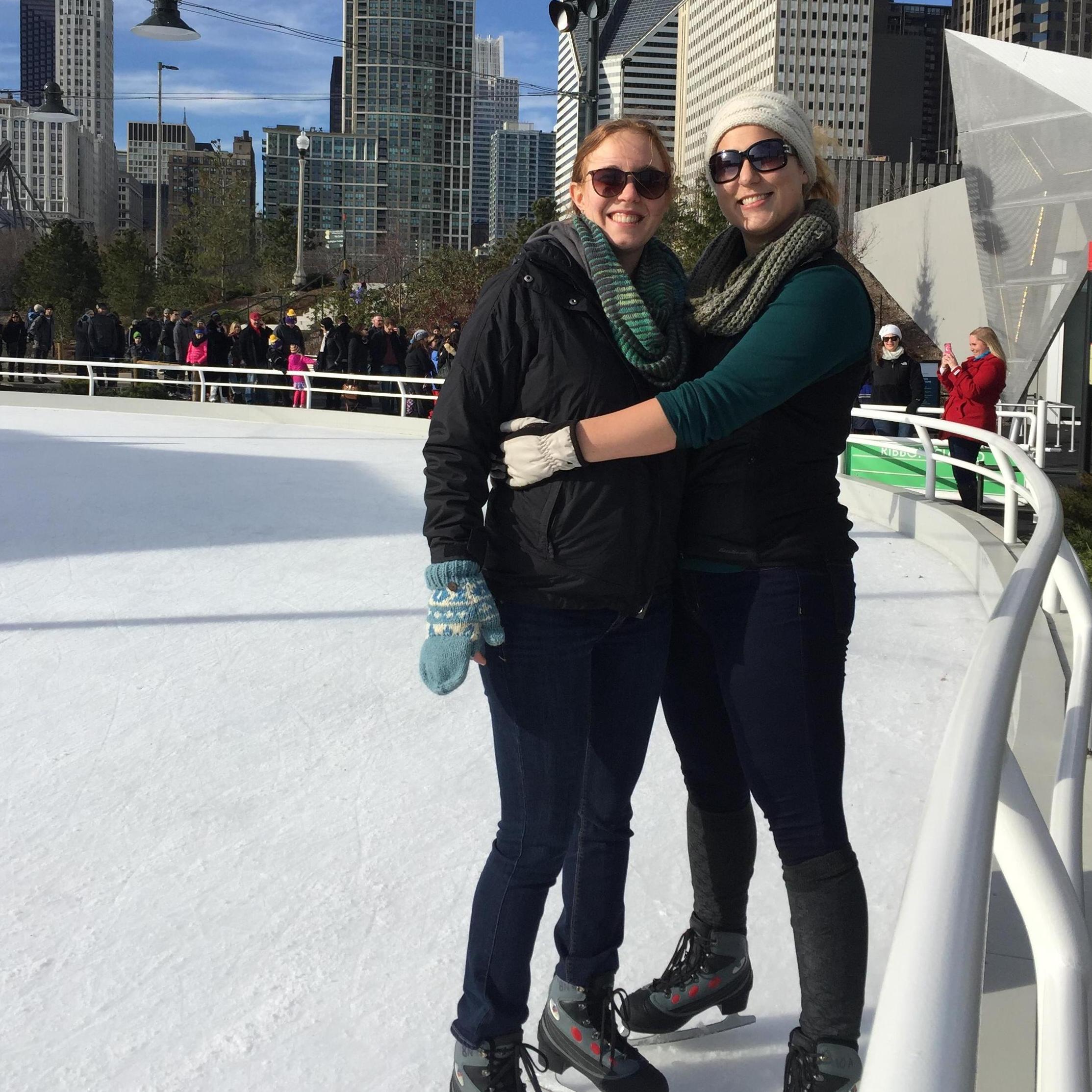 Holiday Skating in Chicago, 2015