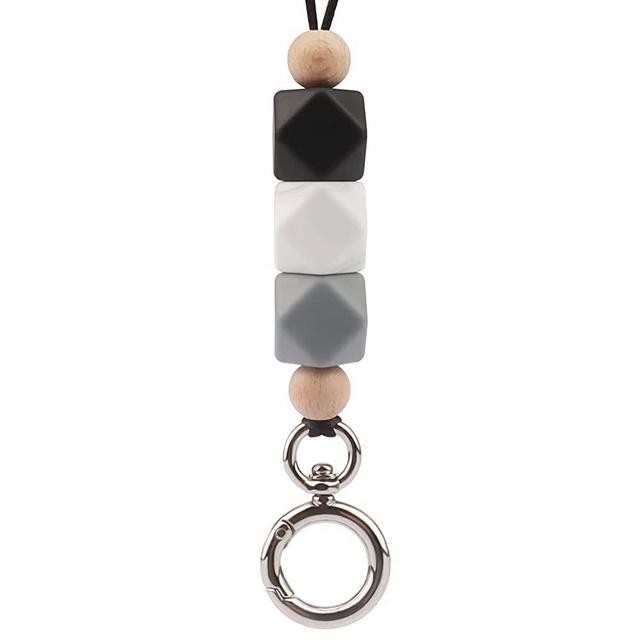 Super Cute Silicone Beaded Lanyards for ID Badge Holder Keys for Women Teachers