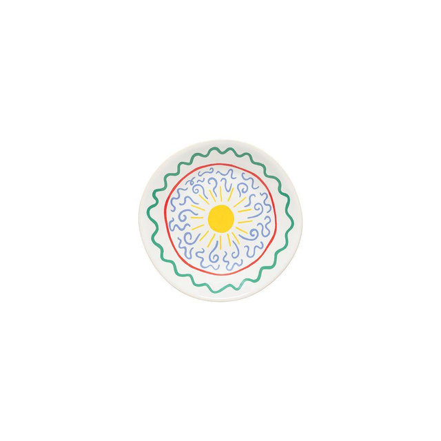 Summer Bliss Appetizer Plate, Sun, Set of 4