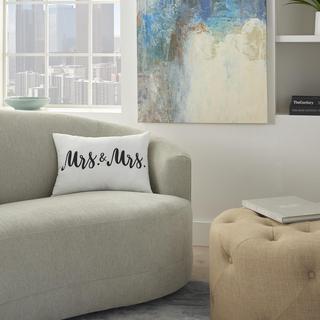 Kathy Ireland "Mrs & Mrs" Throw Pillow