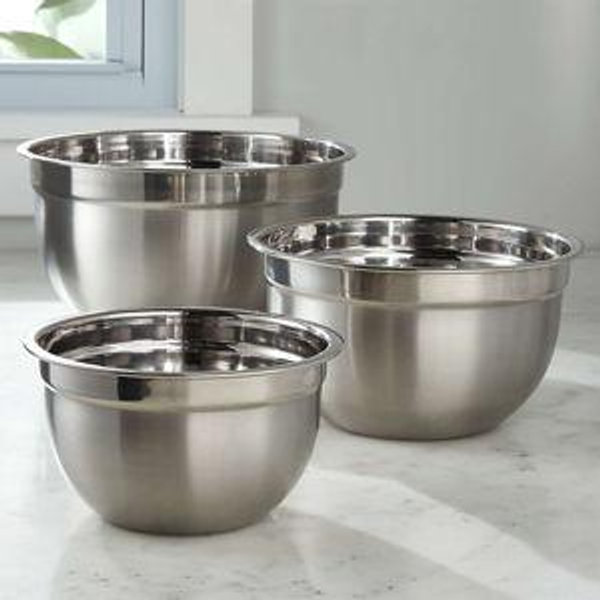 Stainless Steel Mixing Bowl Set 3pcs