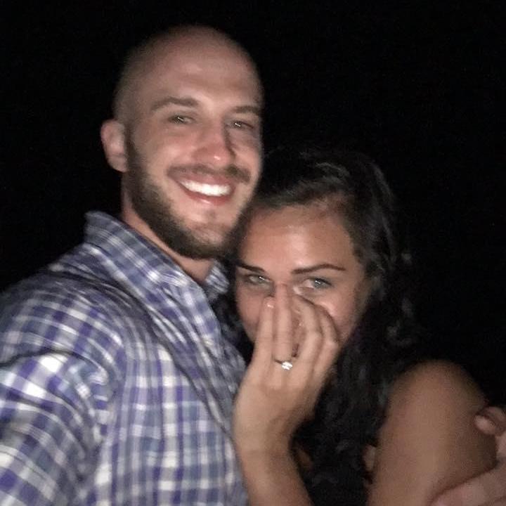 Minutes after getting engaged. Many tears. TCI, Oct 2016.