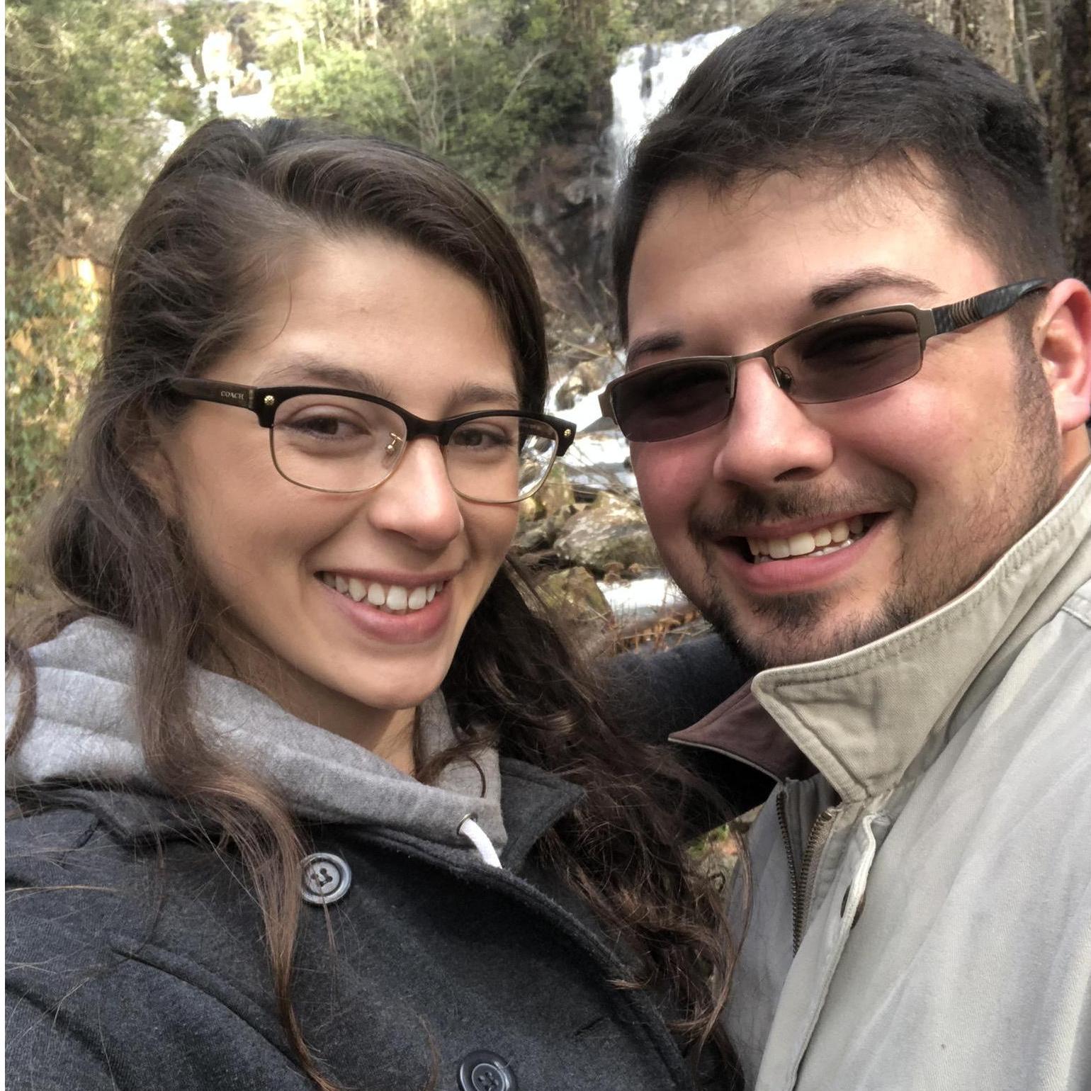 He braved the cold and a hike for her, that's love.
