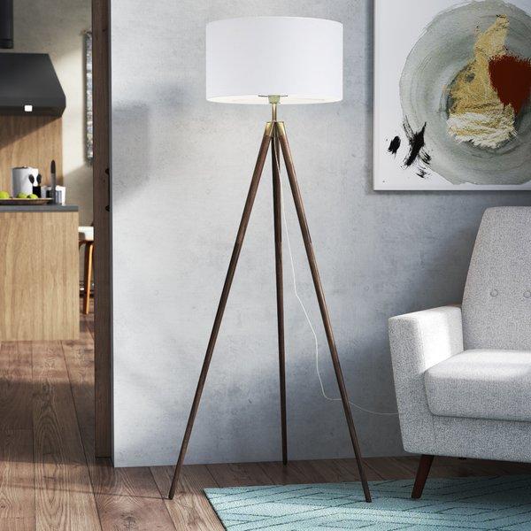 Kaleb 61.5" 1-Light Tripod Floor Lamp