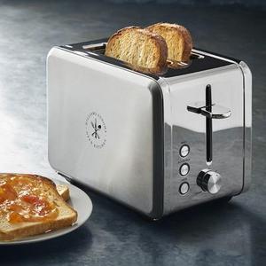 Williams Sonoma Open Kitchen 2-Slice Stainless Steel Toaster