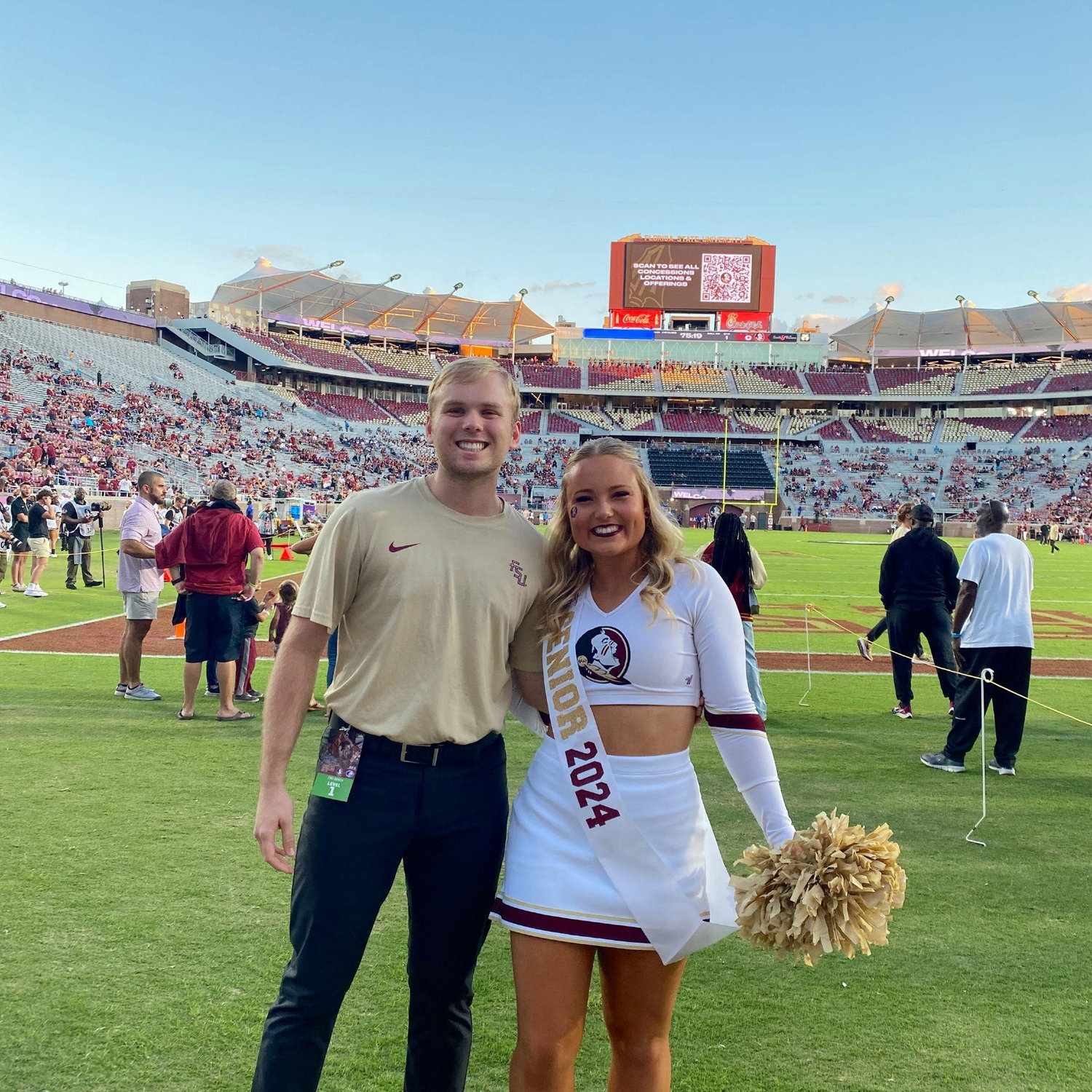 November 2023: Courtney's last game in Doak!