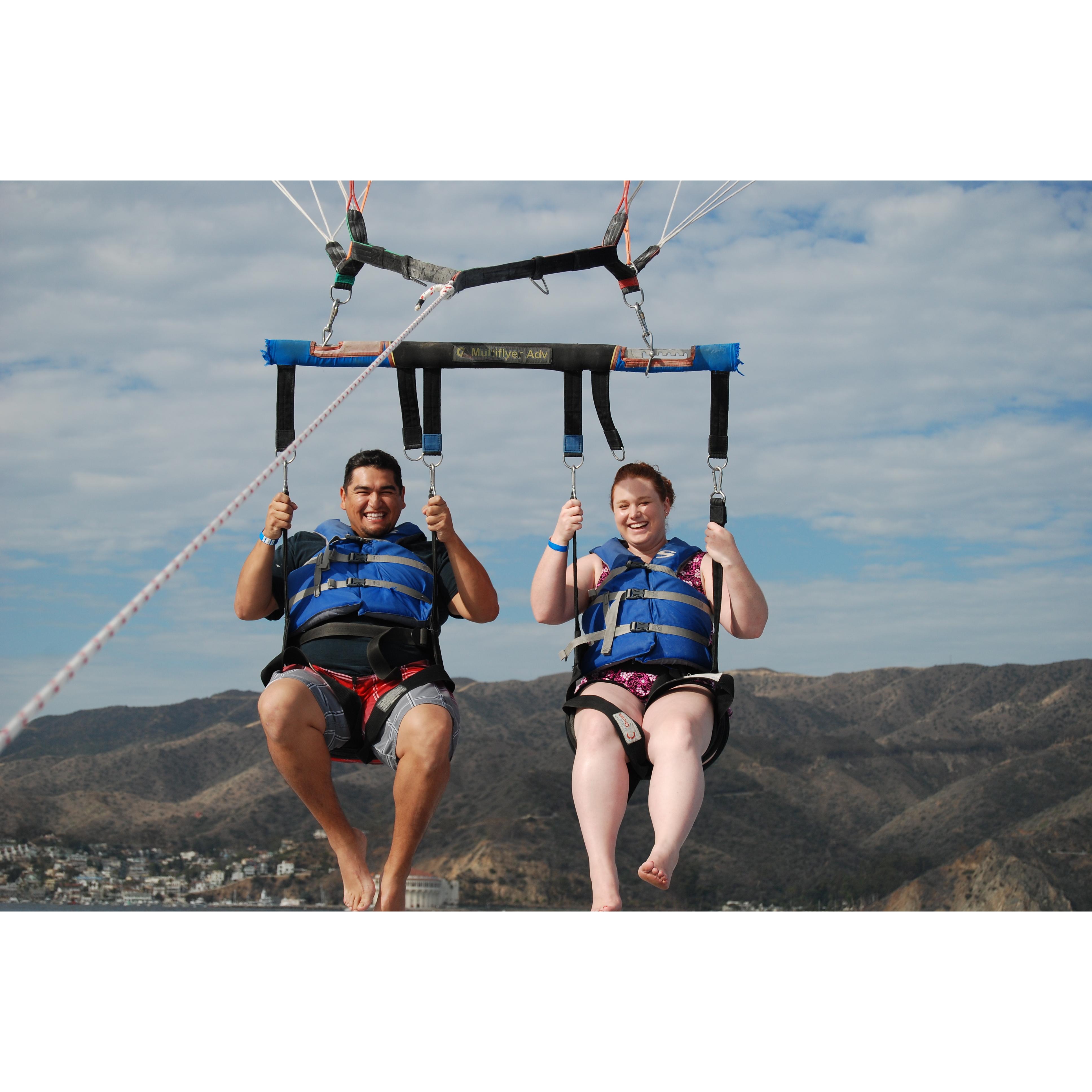 Parasailing in Catalina