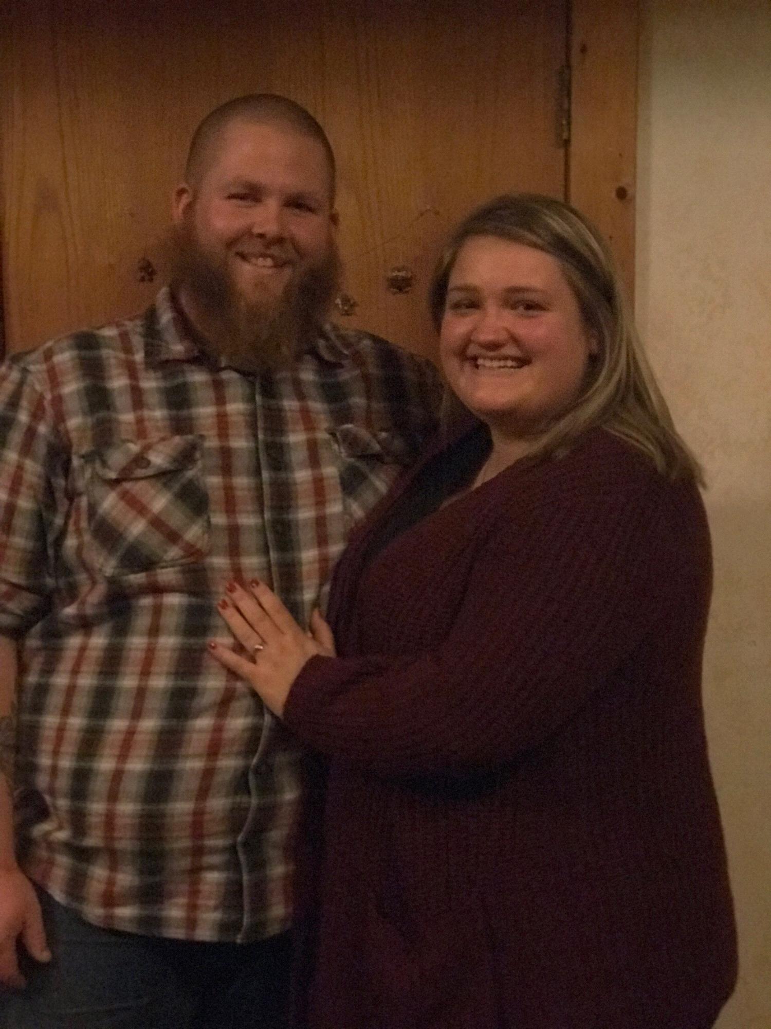 First photo as an engaged couple!