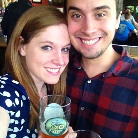 April 2014, Atlanta, GA: The first of many brewery outings together!