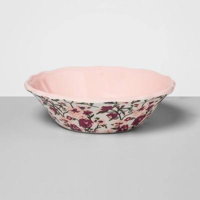 16oz Melamine Ditsy Floral Cereal Bowl Pink - Opalhouse™