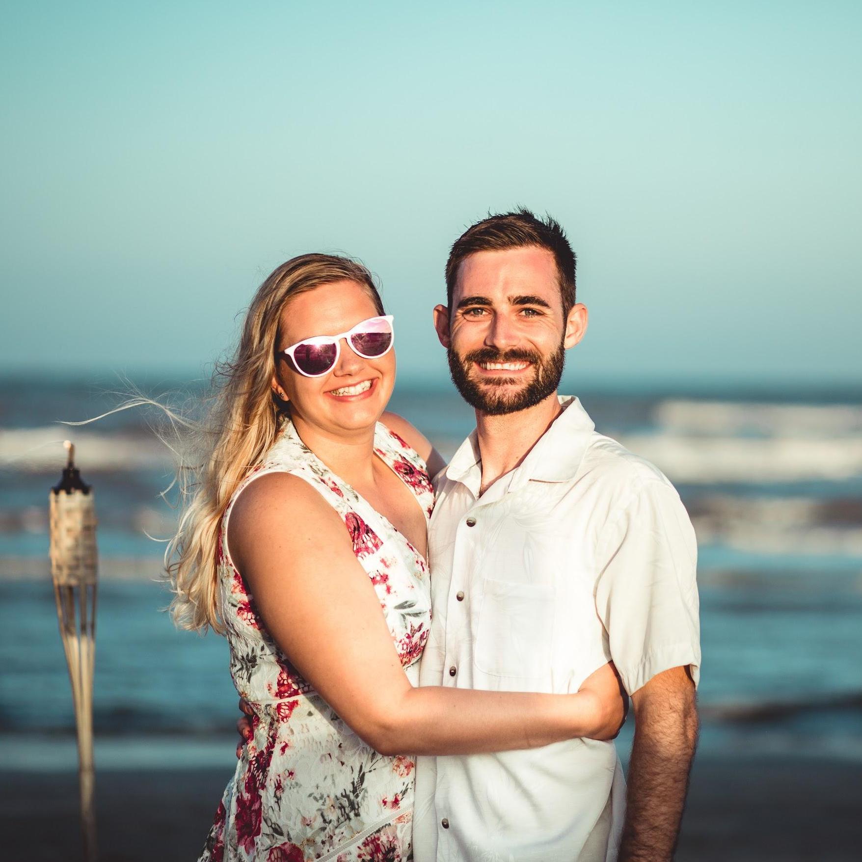 Right after Matthew proposed at Corpus Beach
July 12, 2020