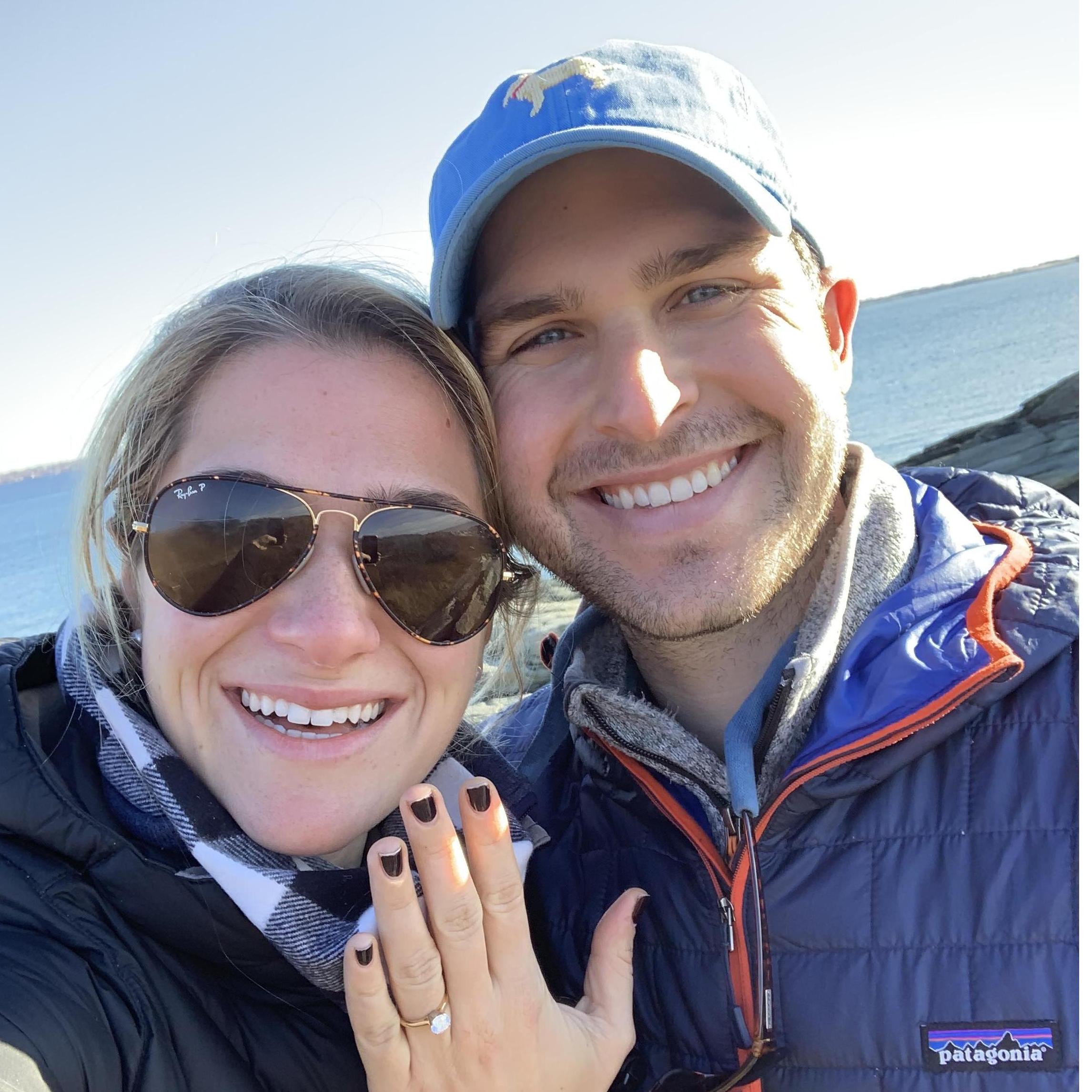 The real tears just moments after Brad popped the question!