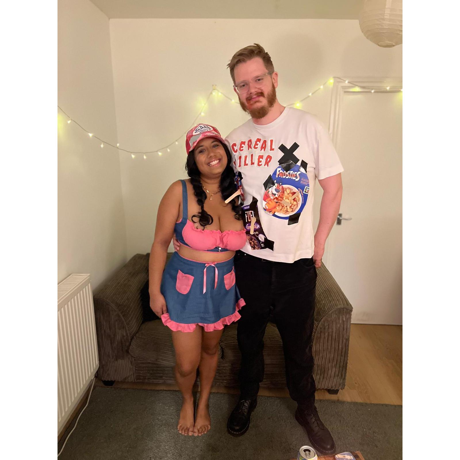 One of many matching couple Halloween costumes