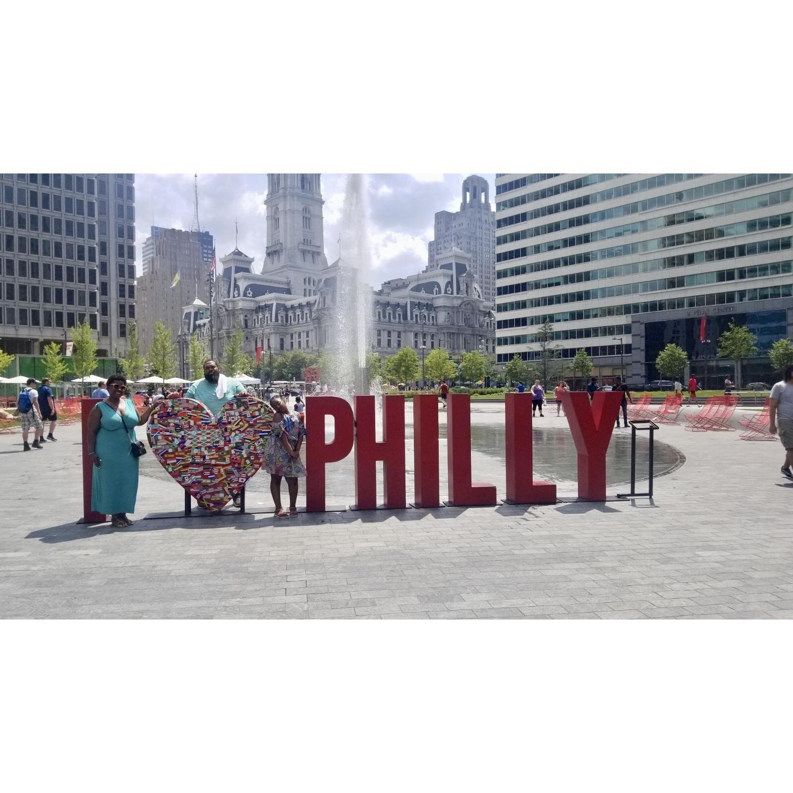 We fell in love in Philly. August 2019