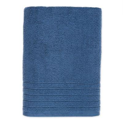 Brookstone® SuperStretch™ Bath Towel in Blue