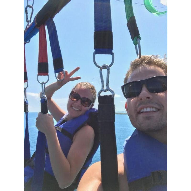 Parasailing in Bahamas