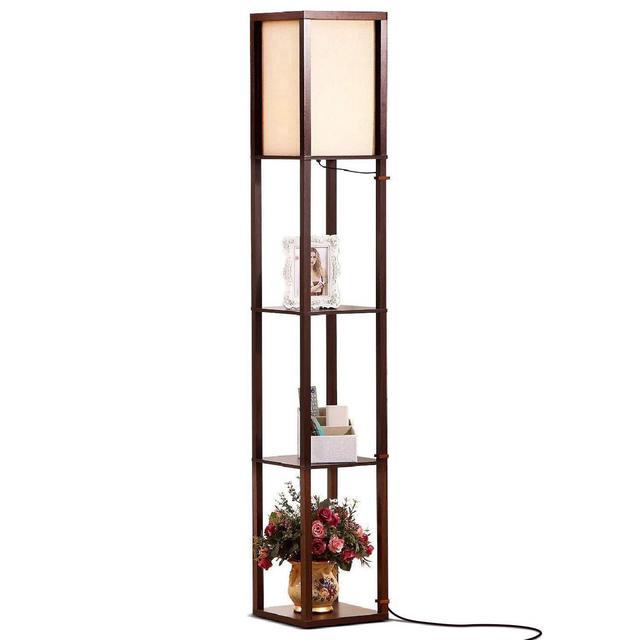 Brightech Maxwell - LED Shelf Floor Lamp