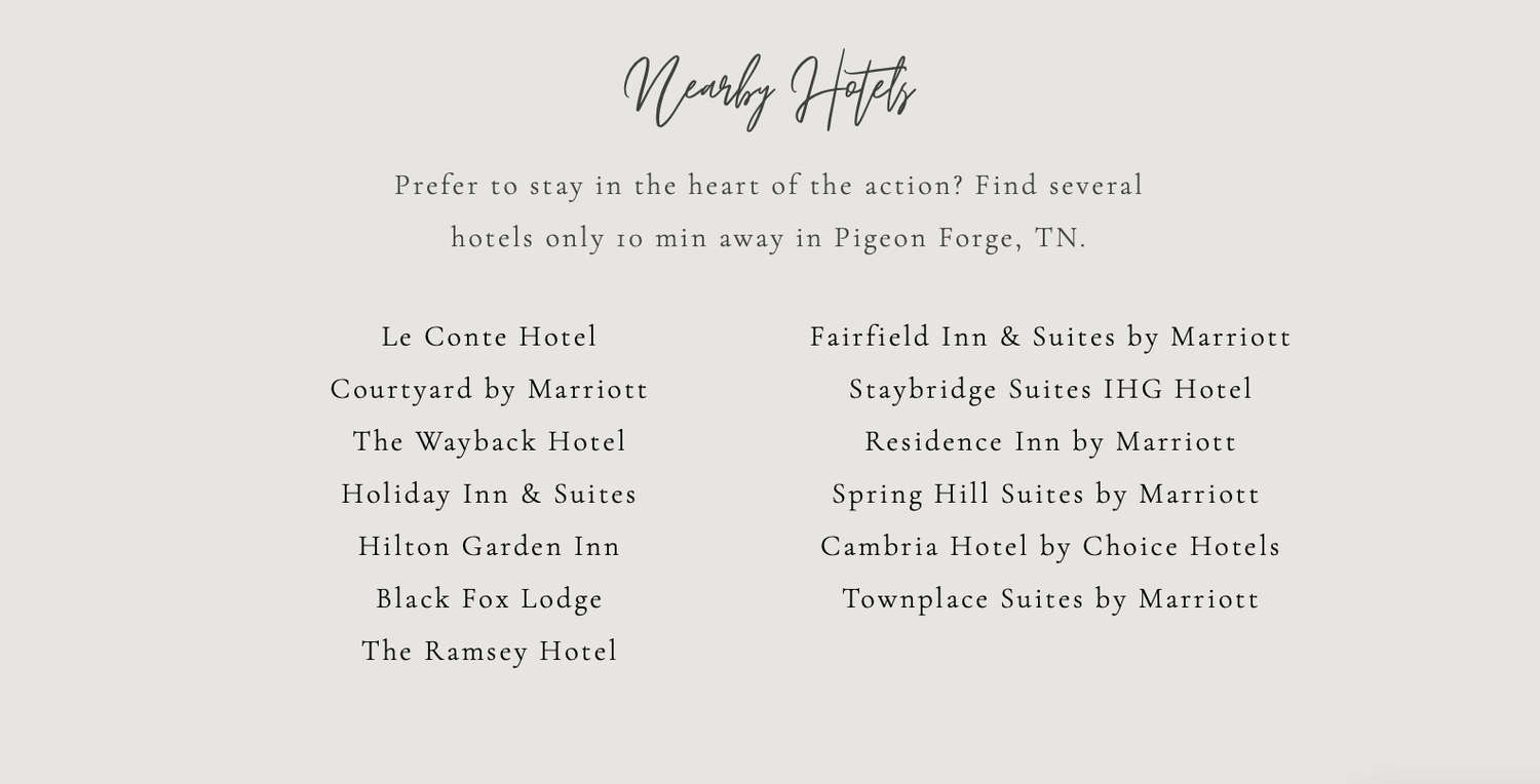The Wedding Website of Talyr Hall and Austin Gardoski