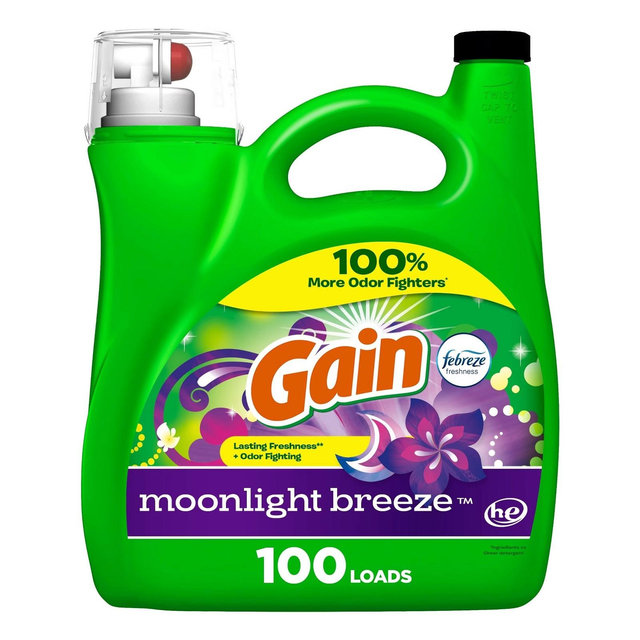 Gain Moonlight Breeze HE Deep Cleaning Concentrated Liquid Laundry Detergent 100 Loads - 144 fl oz