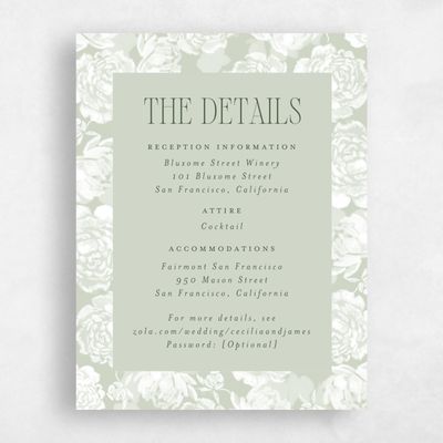 Grassy Sage, Green Wedding Enclosure - Corisande