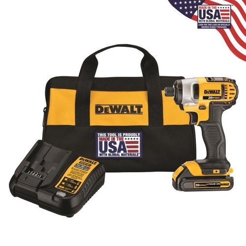 DEWALT 20-Volt Max Variable Speed Cordless Impact Driver (1-Battery) at Lowes.com