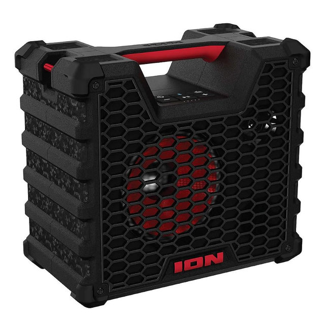 ION Tailgater Tough BT Rugged Speaker BLK/RED