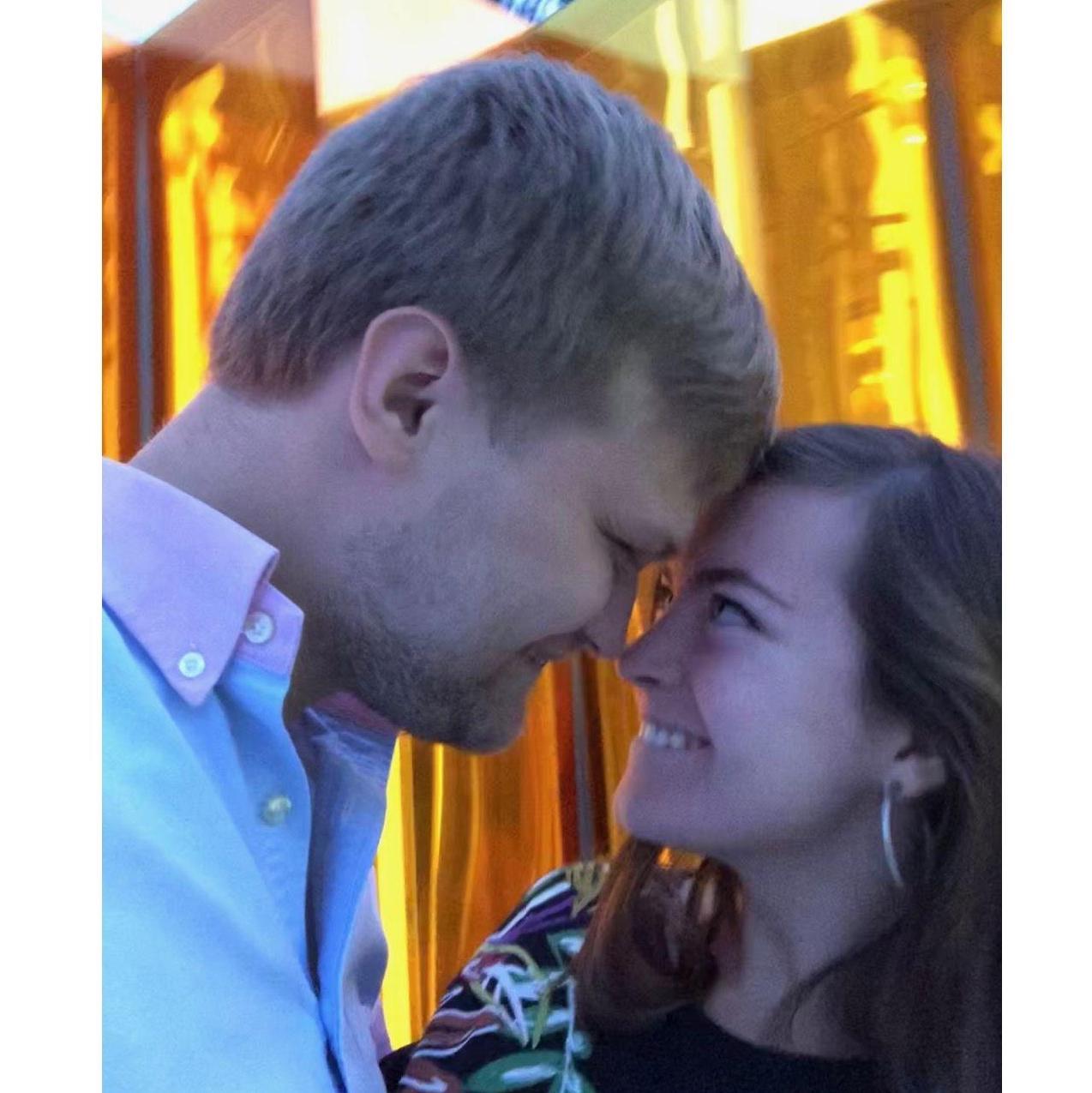 We dated long-distance from various different cities for over four years before moving to San Francisco. We're so grateful we get to be together every day.