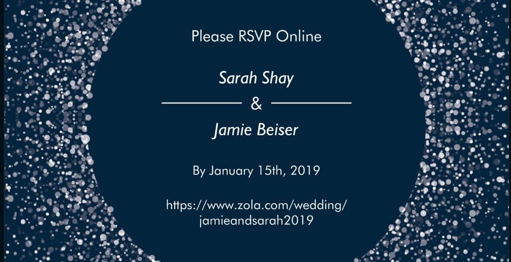 The Wedding Website of Sarah Shay and Jamie Beiser