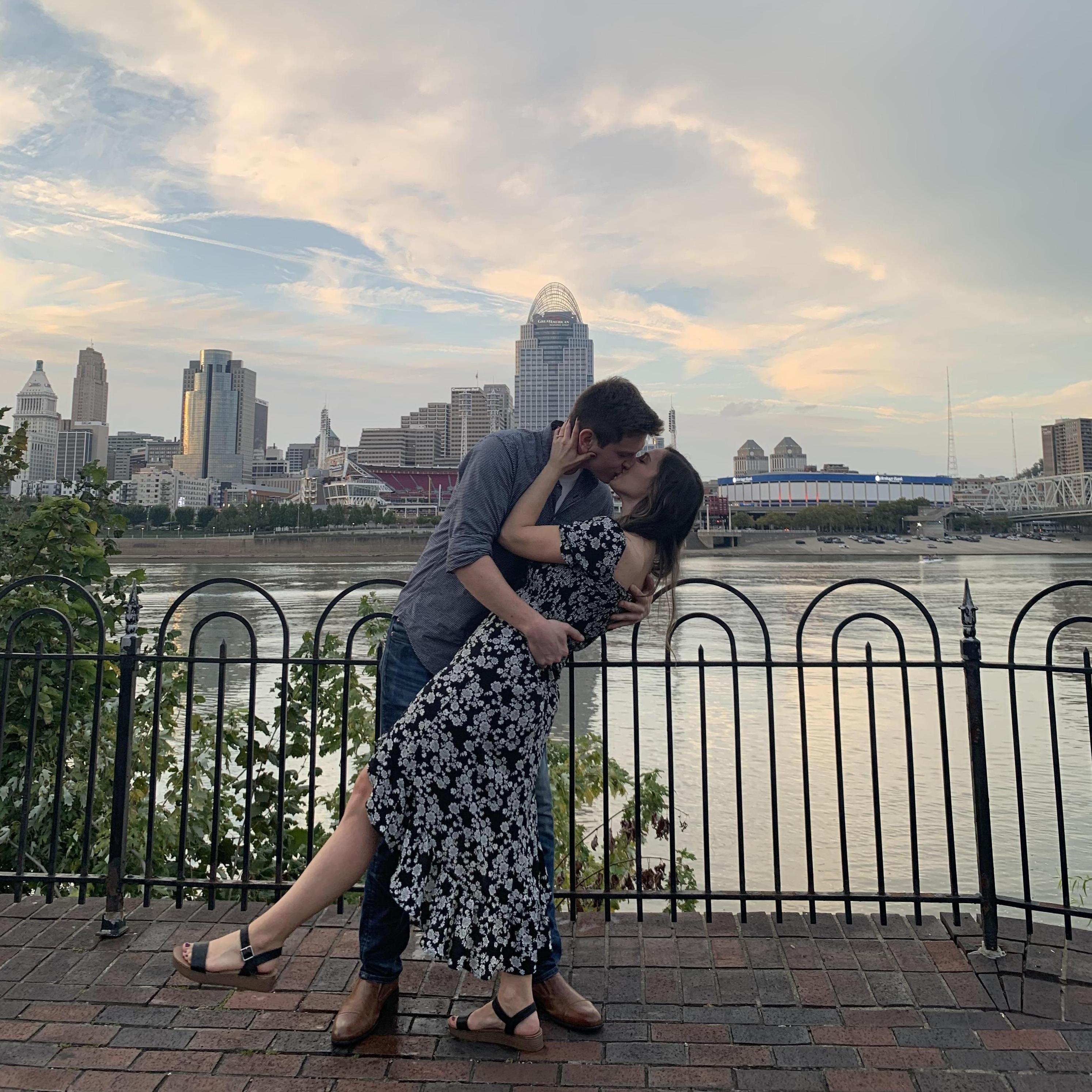 The day we got engaged. 10.14.21