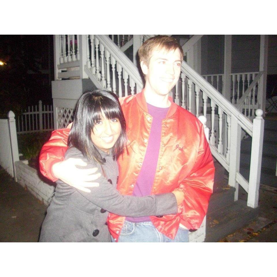 Washed out but first photo taken of us...ever