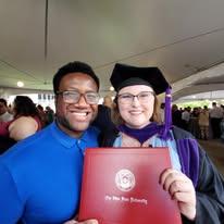 Law school graduation in 2022.