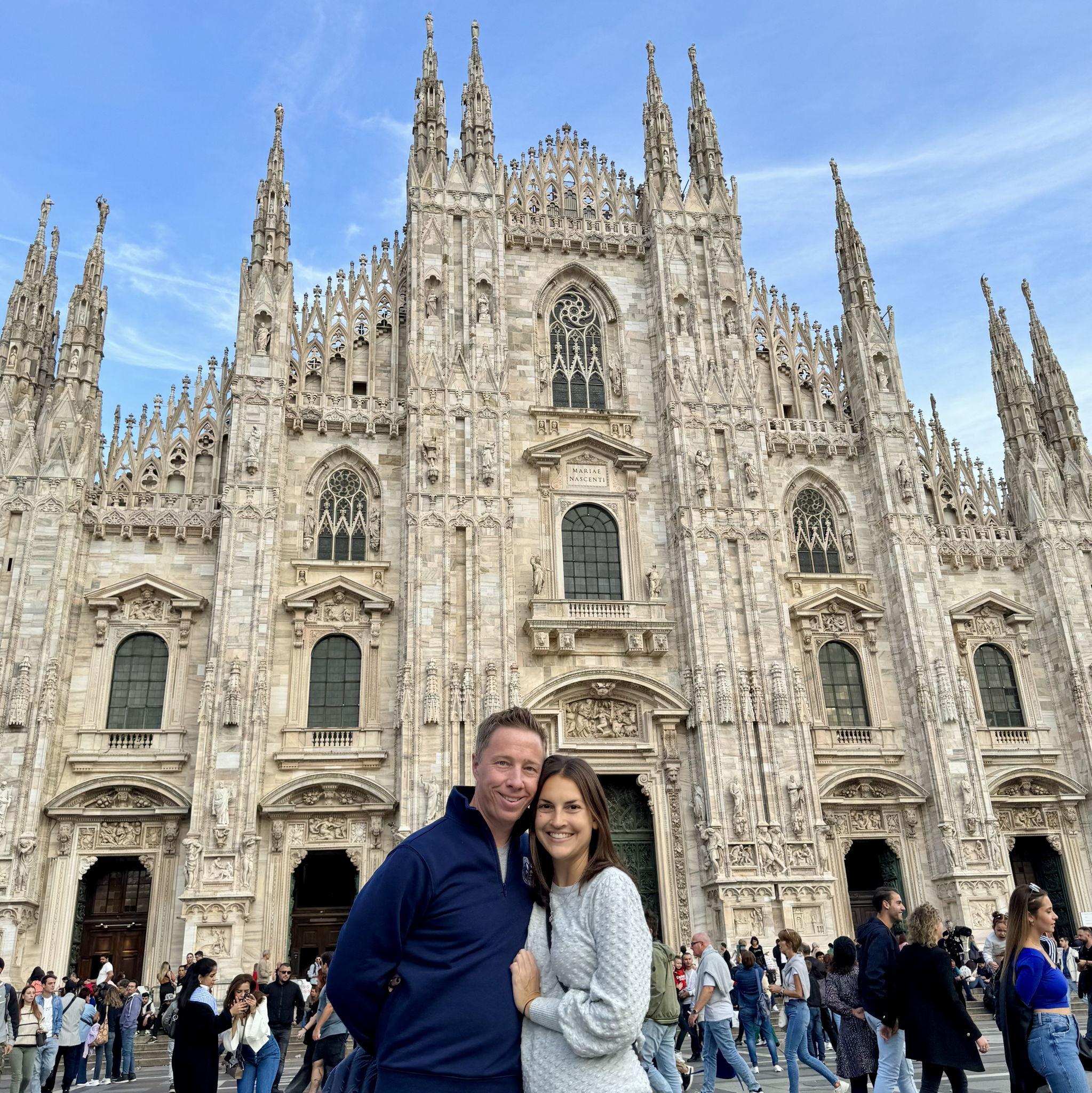 Milan, the headquarters of Brian's company and a new favorite spot!