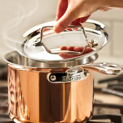All-Clad C4 Copper Saucepan