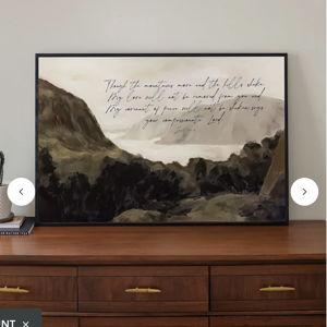 Horizontal Poster: Though the Mountains Move