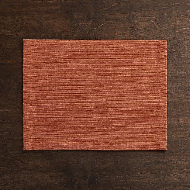 Grasscloth Orange Cloth Placemat
