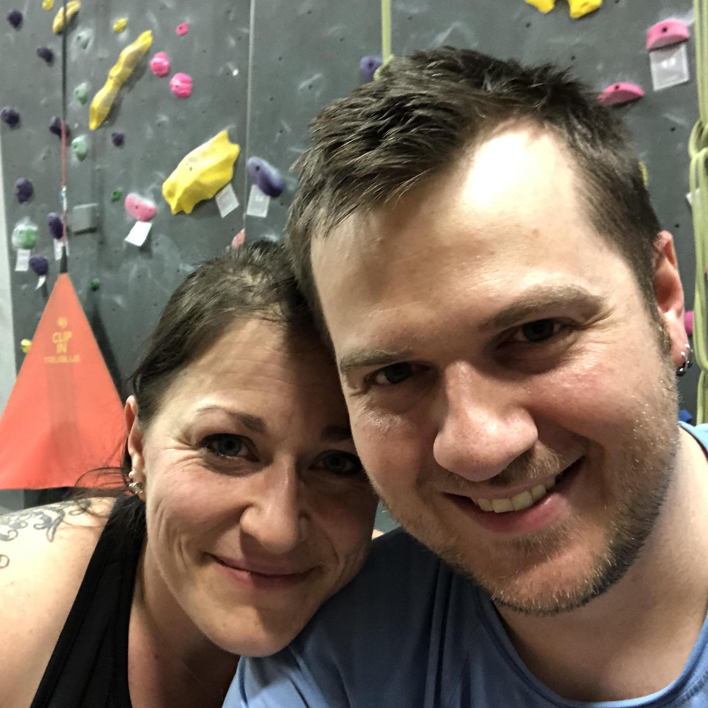 Celebrating our one year meet-a-versary back where we met for the first time